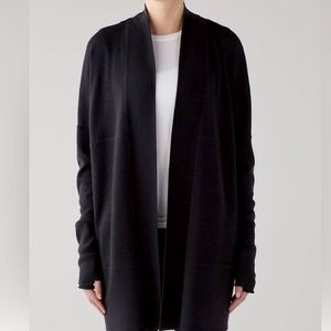 lululemon sit in lotus wrap sweater